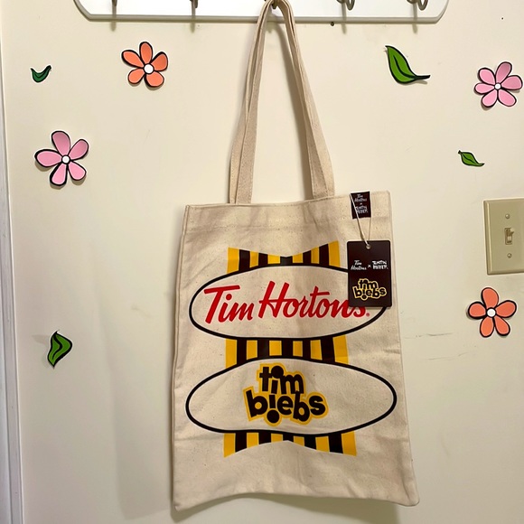 NWT Tim Biebs tote Justin Bieber Tim Hortons - Picture 2 of 4